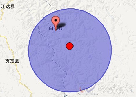 四川白玉縣地震