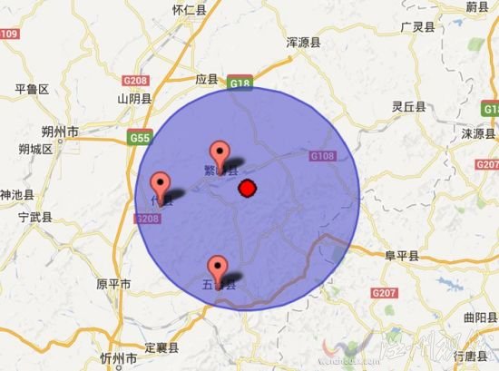 山西忻州繁峙縣地震