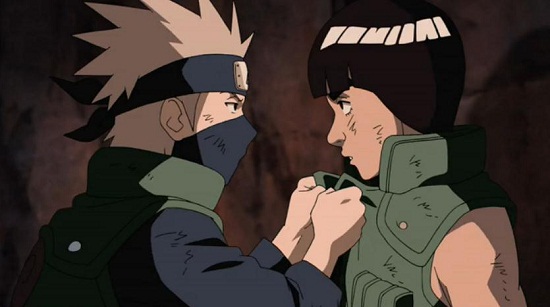 火影忍者508 卡卡西和凱打敗了忍刀七人眾的甚八·串丸組合