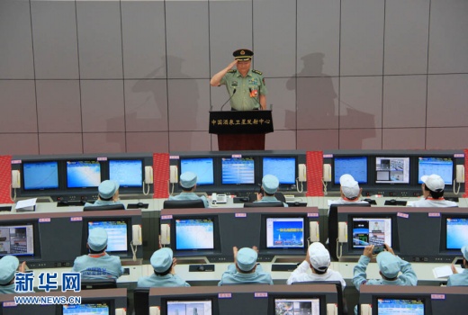 工程總指揮宣布神十發射成功