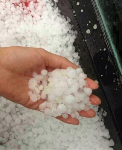 鄂爾多斯東勝冰雹