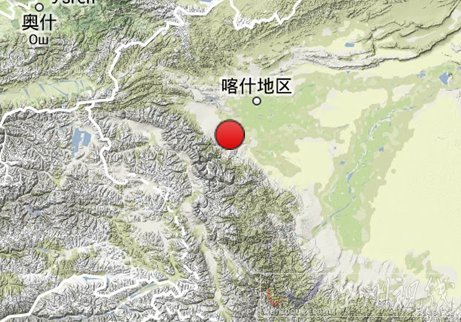 新疆阿克陶縣地震