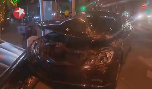 上海延安西路車禍現(xiàn)場圖片