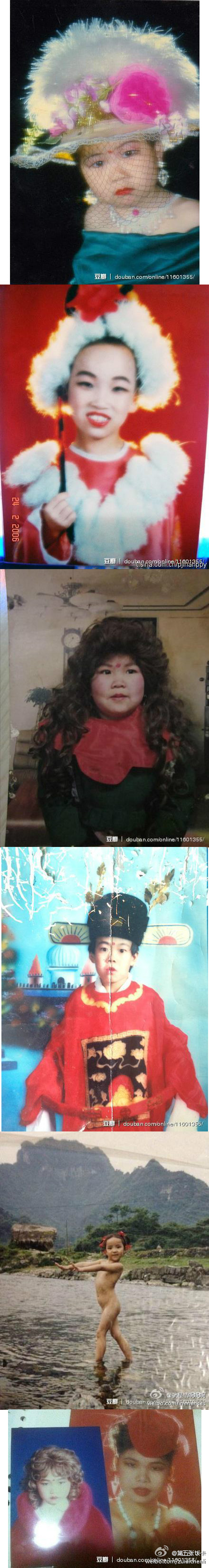 那些讓人笑爆的80后童年照 奇葩造型顛覆你的審美觀