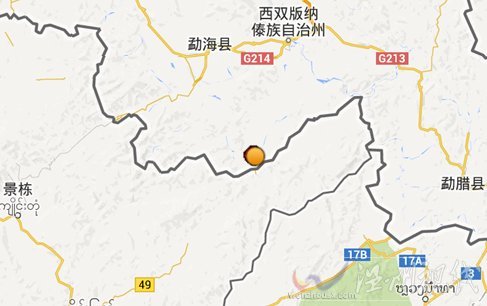 云南和緬甸交界地震