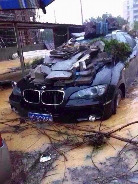 臺風(fēng)菲特災(zāi)情