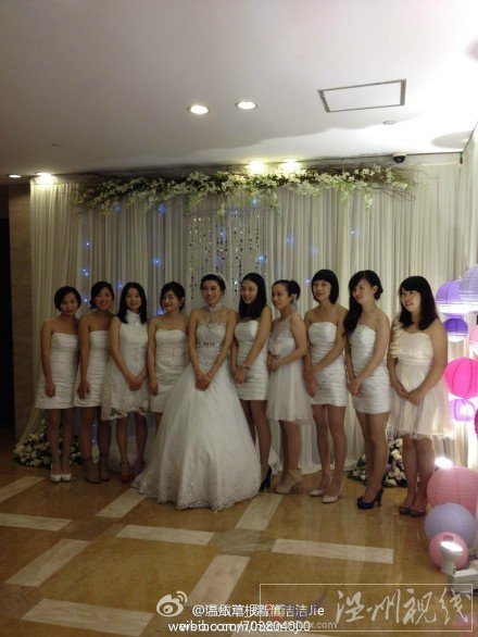 溫州“職業伴娘”吃香