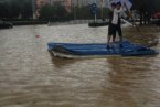臺風菲特影響溫州 多地已經變成水上威尼斯