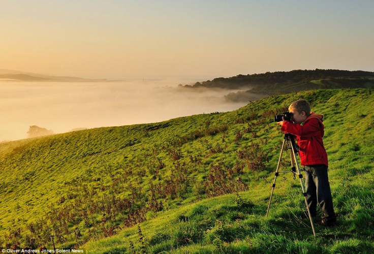 英國6歲攝影師奧利弗拍攝的風景大片