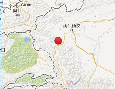 新疆阿克陶縣地震