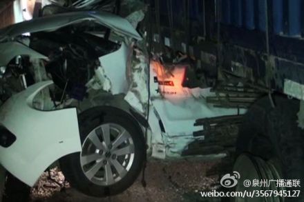 泉州高速車禍現(xiàn)場圖片