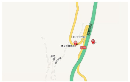 栗子坪高速車禍現場位置