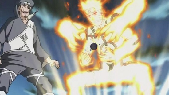鳴人vs三代雷影是第521集 鳴人完勝可以和尾獸肉搏的雷影
