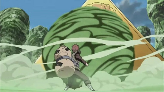 我愛羅vs二代水影 火影忍者522集我愛羅打敗水影