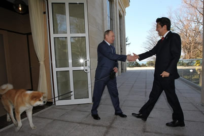 冬奧會普京會見安倍 有