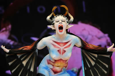  俄羅斯人體彩繪大賽 2014年2月22日圣彼得堡俄羅斯彩繪大賽 