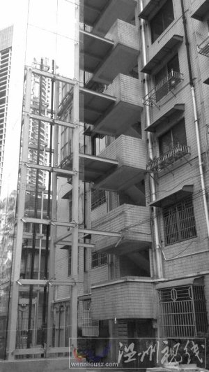 溫州老小區電梯圖片