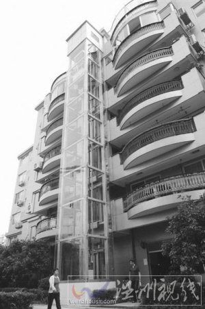 溫州小區觀光電梯圖片