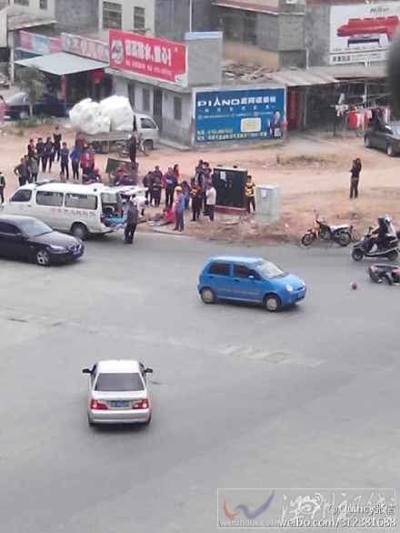 河源文昌路車禍圖片