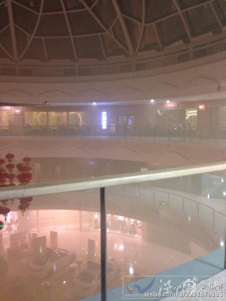 漳州碧湖萬達廣場著火？