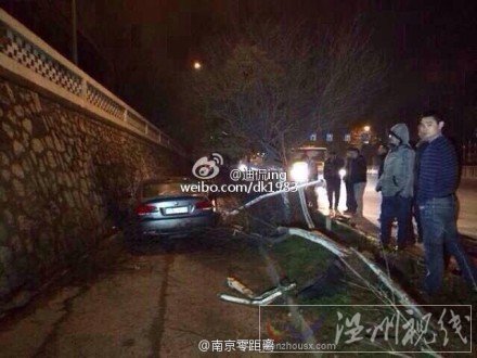 南京寶馬車(chē)禍現(xiàn)場(chǎng)