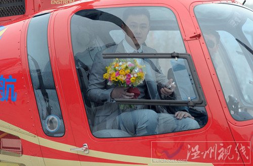 重慶直升機求婚