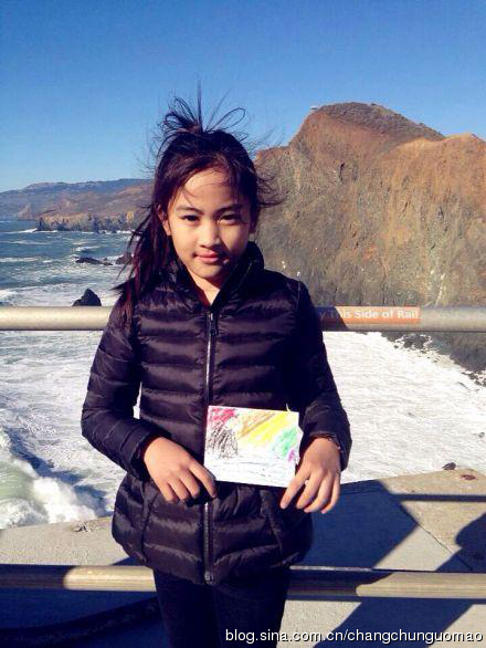 景崗山女兒近照