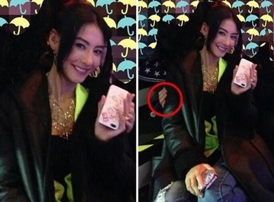 張柏芝坐神秘人大腿