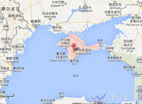 克里米亞地圖