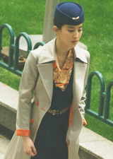 劉亦菲空姐圖片 宛若仙女下凡劉亦菲空姐造型亮相鬧