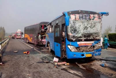 寧洛高速車禍現場圖片