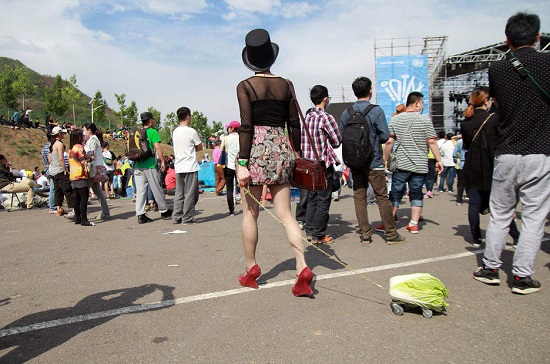 北京迷笛音樂節遛白菜活動