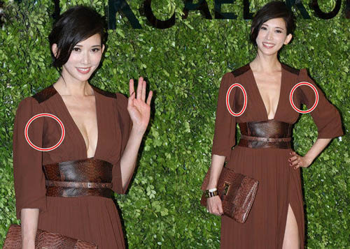 林志玲腋下濕透