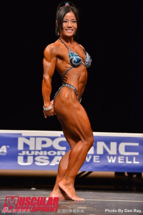 溫州女子奪健美冠軍