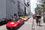 百輛豪車聚集春熙路
