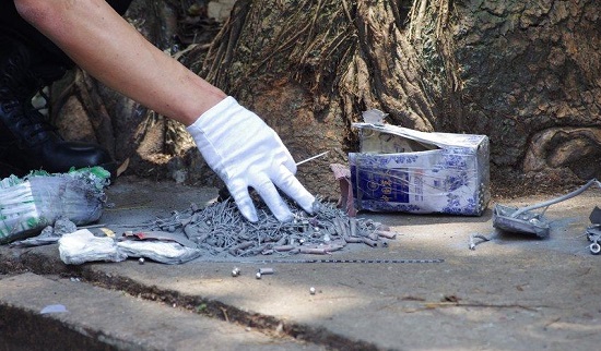 溫州爆炸 警方在拆除炸彈