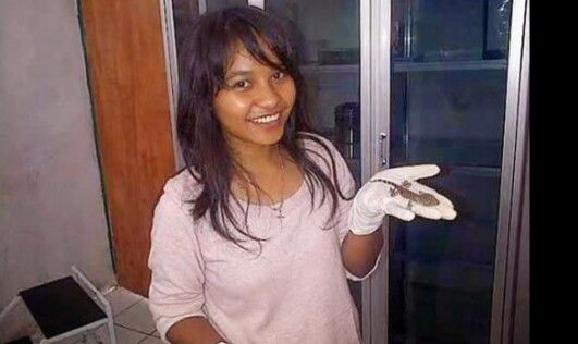 印度女子產(chǎn)下一只壁虎嬰兒