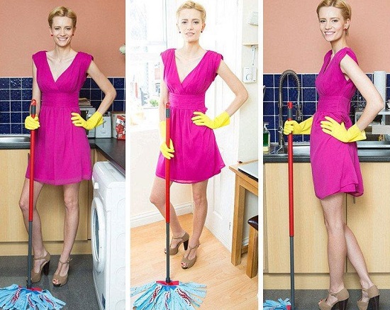 波蘭女清潔工變職業模特