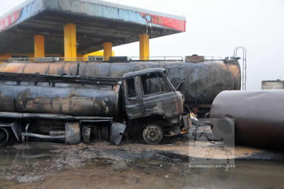 加油站爆炸 浙江臨海加油站爆炸火災造成1人受傷
