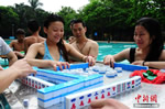 廣東舉辦首屆水上麻將大