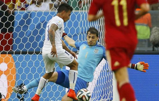 西班牙對(duì)戰(zhàn)智利