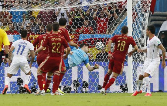 西班牙對(duì)戰(zhàn)智利