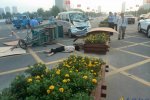 信陽車禍 7月7日信陽百花會展中心門口發生車禍