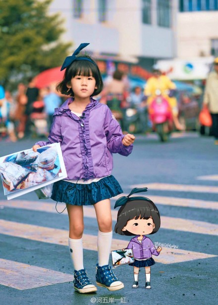 貝兒和媽媽自拍照