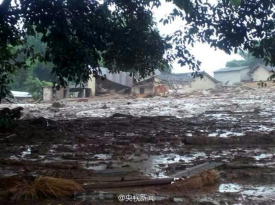 德宏泥石流受災(zāi)村莊