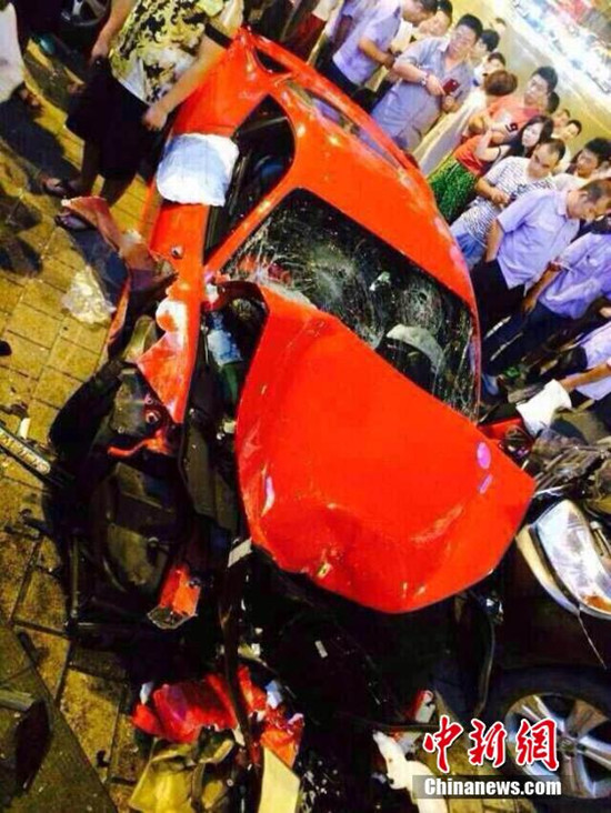 哈爾濱市區22日車禍