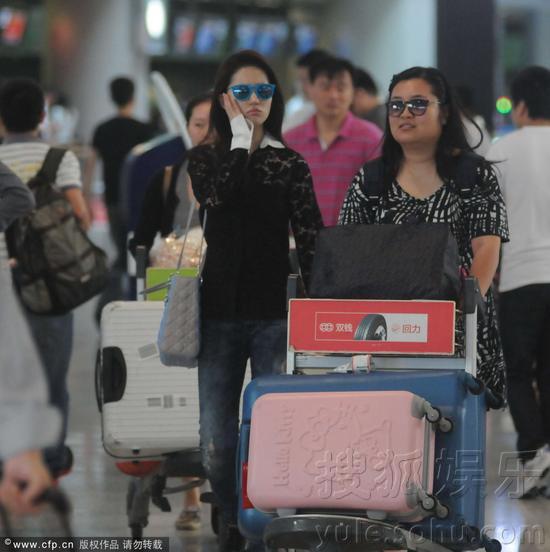 劉亦菲穿蕾絲照片