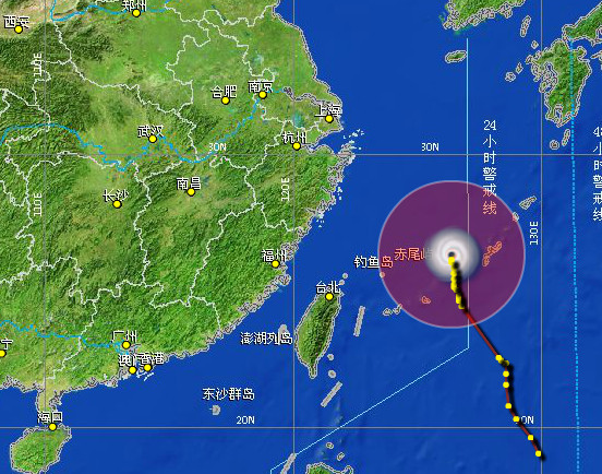 臺風娜基莉影響杭州