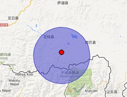 定結(jié)縣地震