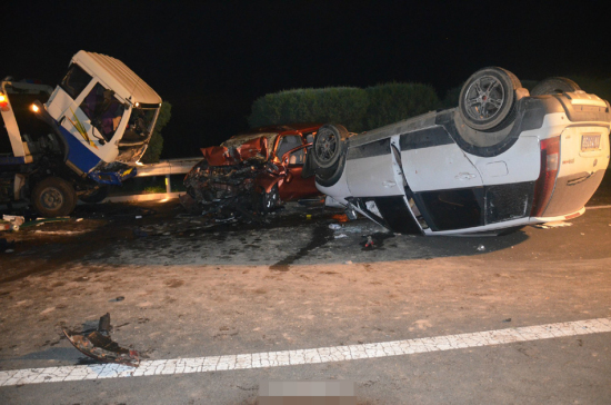 天津津薊高速車禍現場